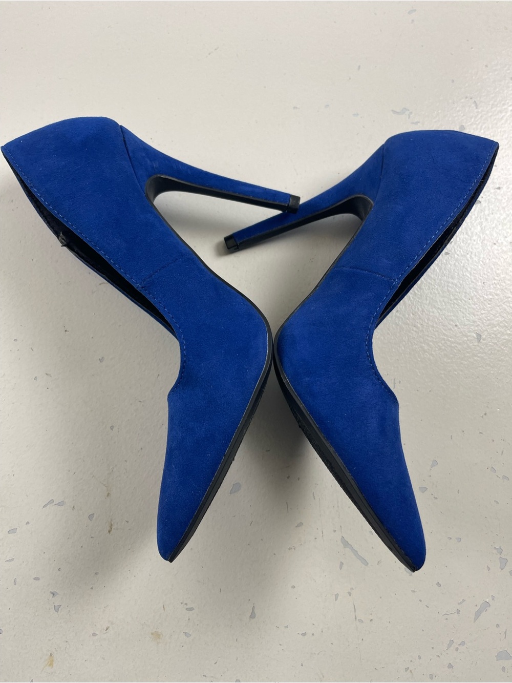 Charlotte Russe Heels Women Size 7 Royal Blue Pumps stiletto heel